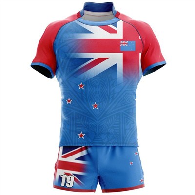 2022. gads populārs regbija formas tērpu, regbija komplektu ar sublimācijas modeli dizains