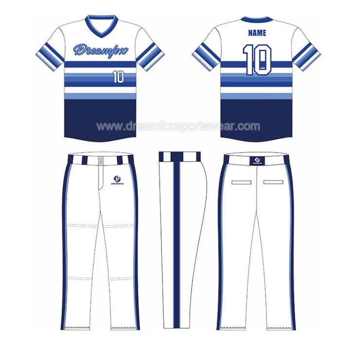 Pielāgotu Softball Jersey sublimācija augstas kvalitātes krekli